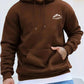 Men's Letter Print Pouch Pocket Pullover Hoodie Sweatshirt