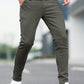 Manfinity Homme Men's Slim Fit Jeans Long Washed Light Jean Cargo Plain All White Work Business Casual Husband