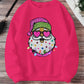 Fashionable Versatile Santa Claus Round Neck Sweatshirt