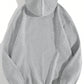 INAWLY EZwear Plus Size Women's Letter Printed Drawstring Hoodie