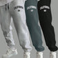 Manfinity Men 3pcs Letter Print Drawstring Waist Jogger Pants