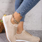 Beige Suede Lightweight Women's Casual Shoes