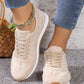 Beige Suede Lightweight Women's Casual Shoes