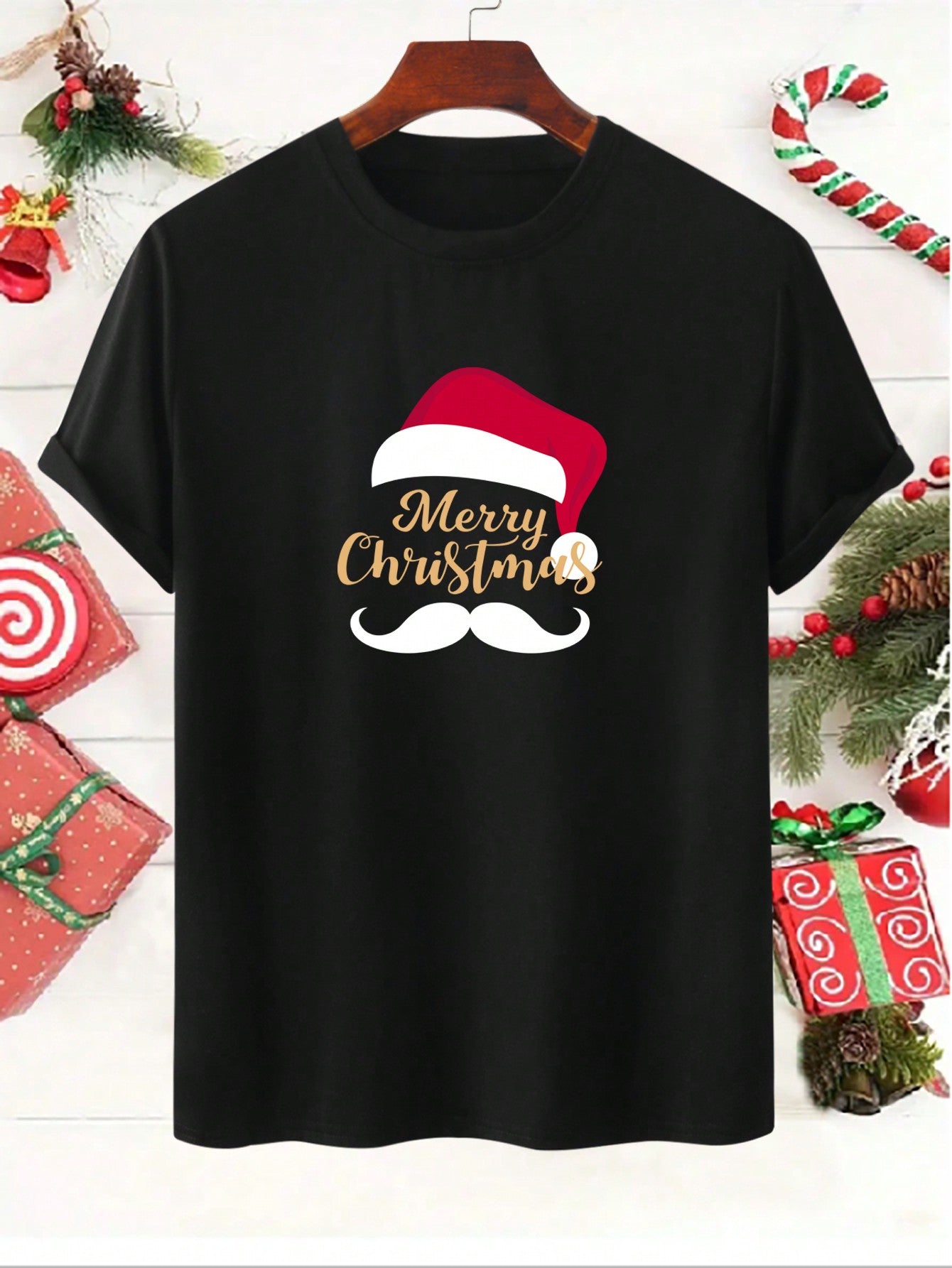 Manfinity Hypemode Men's Christmas Printed T-shirt