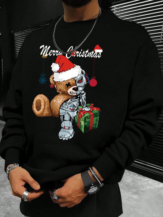 Manfinity LEGND Men Christmas Print Sweatshirt