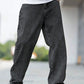 Manfinity Hypemode Loose Fit Men's Cotton Solid Color Denim Jeans With Slant Pockets