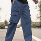 Men Flap Pocket Side Cargo Pants