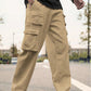 Men Solid Cargo Pants