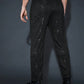 Manfinity ModaGents Men's Loose Fit Straight Leg Sequin Casual Pants