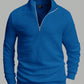 Manfinity RelaxMax Men's Solid Color Half Zipper Pullover Sweatshirt