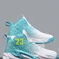 New Style Boy's High-top Basketball Athletic Shoes, Anti-slip, Wear-resistant, Shock Absorption, Running, Sporty, Leisure Sneakers