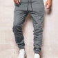 Manfinity Men's Solid Color Drawstring Waist Pants