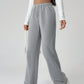 MOOSTA Fleece-lined Drawstring Straight-leg Pants, Keep Warm