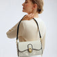 MOTF PREMIUM FASHION VERSATILE ELEGANT COMMUTER CONTRAST PIPING QUILTED FLAP WOMEN SHOULDER BAG