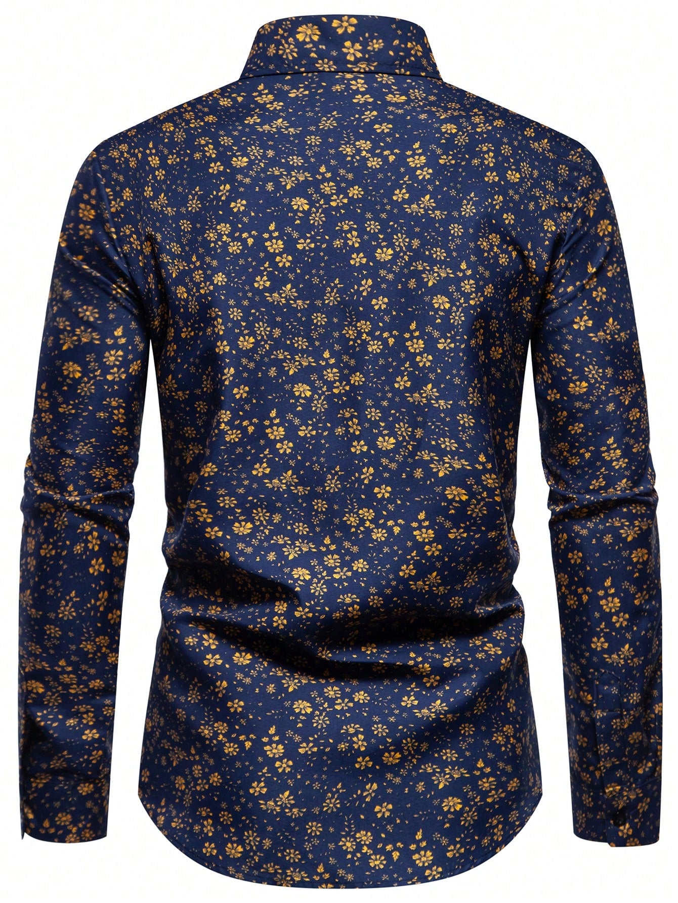 Manfinity Bizformal Men's Floral Print Long Sleeve Shirt