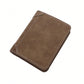 1pc Men'S Multi-Card Wallet Short Matte Leather Wallet Retro Three-Fold Vertical Wallet Money Clip Gifts For Valentine'S Day Business Casual