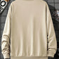 Manfinity Homme Loose Fit Men's Long Sleeve Round Neck Christmas Pattern Sweatshirt