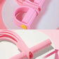 1pc Pink TPE Yoga Sit-up Rope Pedal