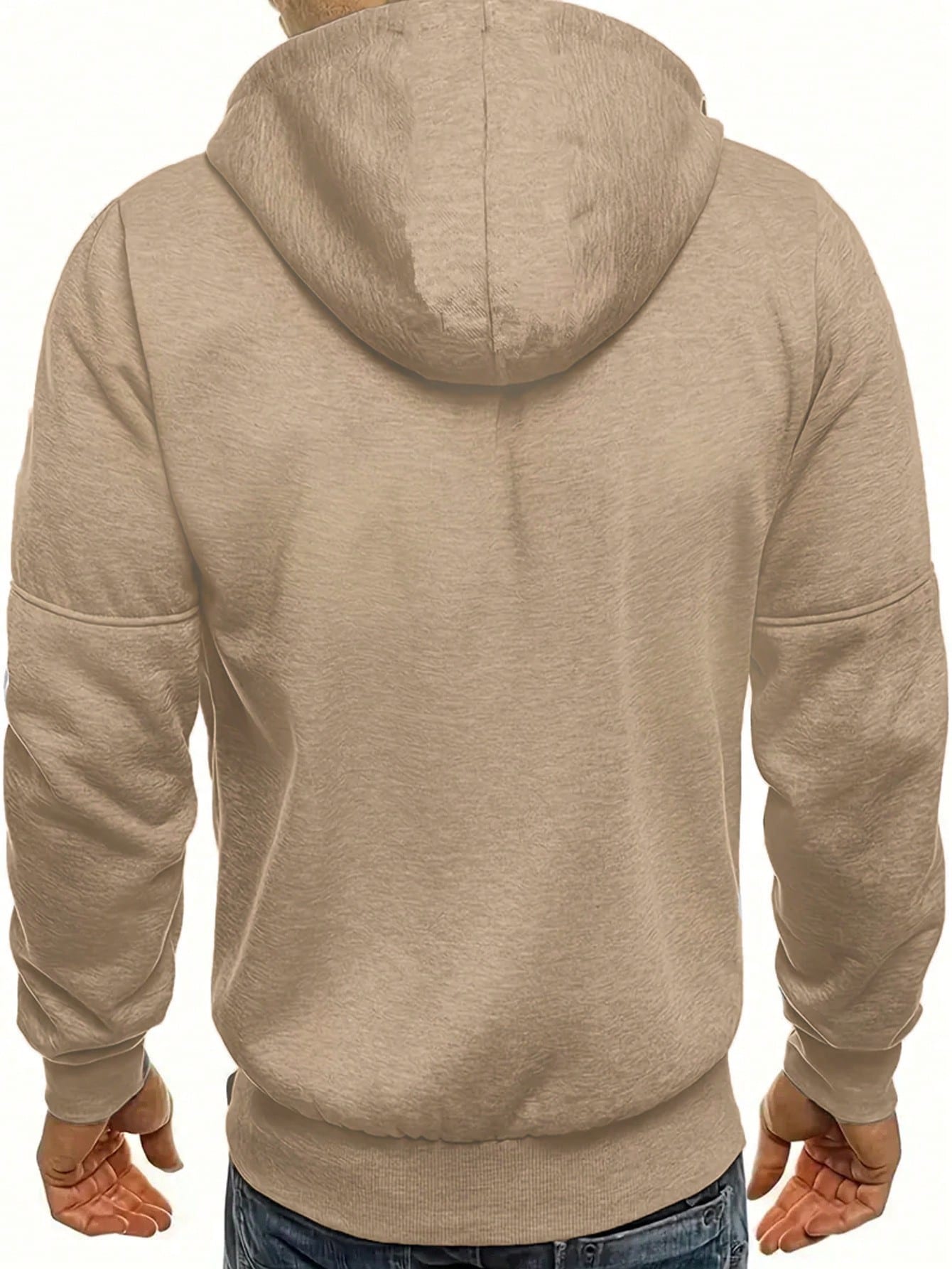 Manfinity RelaxMax Men's Hooded Zip-up Sweatshirt With Front Zipper