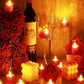 6/12/24pcs Red Flameless Romantic Led Candles With 100pcs Artificial Rose Petals Suitable Festival, Wedding, Birthday, Valentine's Day, New Year, Anniversary Valentine Decor, Yard Decor, Garden Decor,Christmas