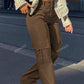 Women's Pocketed Cargo Pants