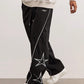 Manfinity Hypemode Loose-Fit Men's Star Pattern Side Stripe Pants