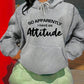 EZwear Women Casual Letter Print Pocket Hoodie Sweatshirt Pullover, Daily Wear