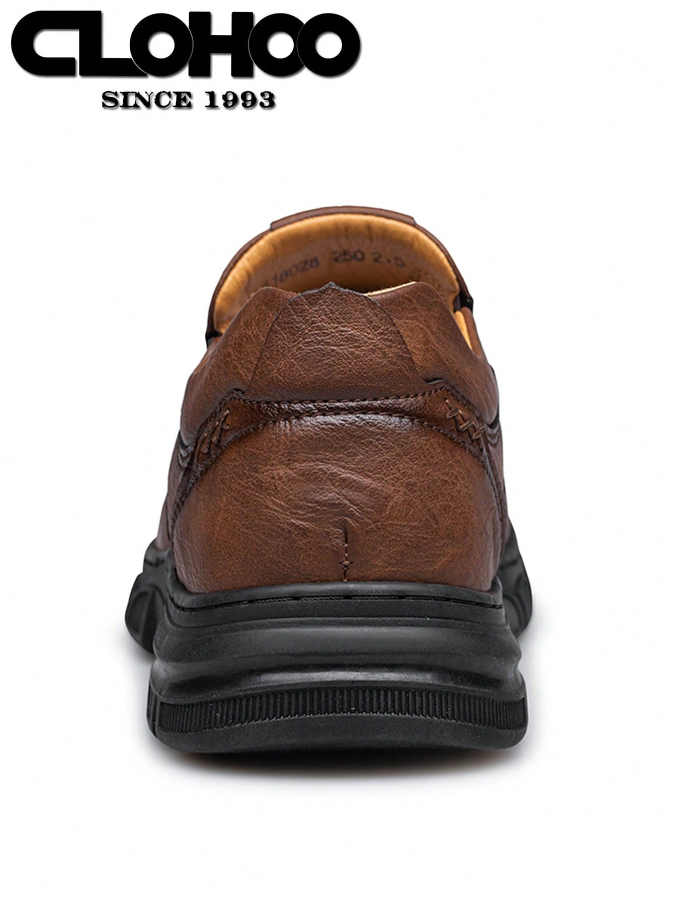 Handmade Shoes, Men's Oxford Shoes, Classic Hand-Sewn Male Shoes With Thick Rubber Sole, Breathable Leather Casual Shoes