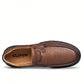 Handmade Shoes, Men's Oxford Shoes, Classic Hand-Sewn Male Shoes With Thick Rubber Sole, Breathable Leather Casual Shoes