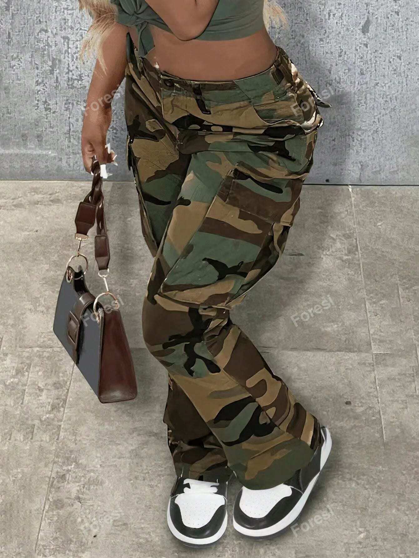 Women's Camouflage Cargo Pants