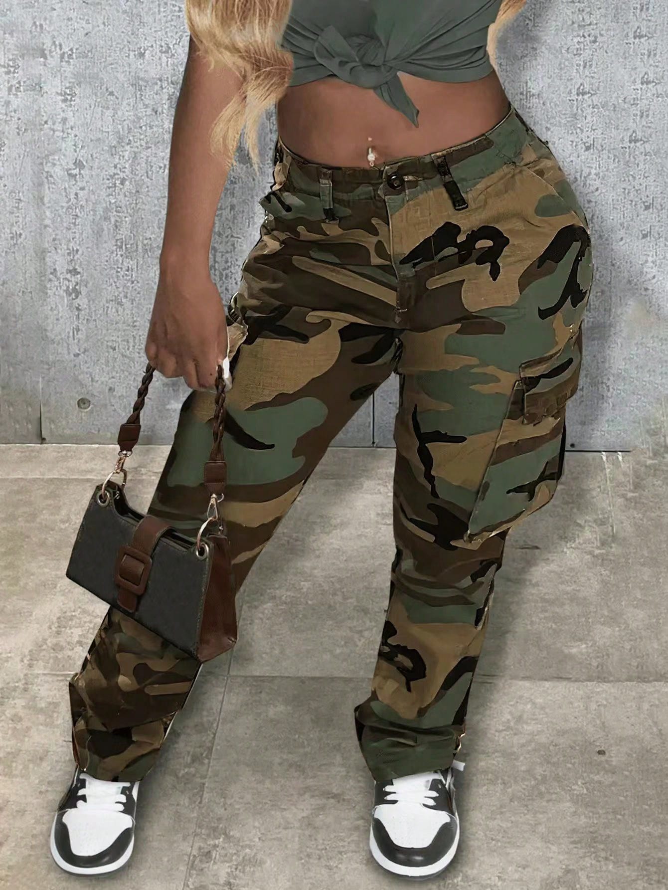 Women's Camouflage Cargo Pants