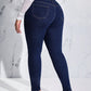 Lady Women's Plus Size Slim Fit Jeans With Button And Whisker Design, For Thanksgiving