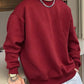 Manfinity Hypemode Loose Men's Solid Color Round Neck Sweatshirt