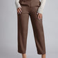 PETITE Women's High Waisted Solid Color Pants