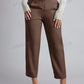 PETITE Women's High Waisted Solid Color Pants