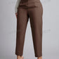 PETITE Women's High Waisted Solid Color Pants