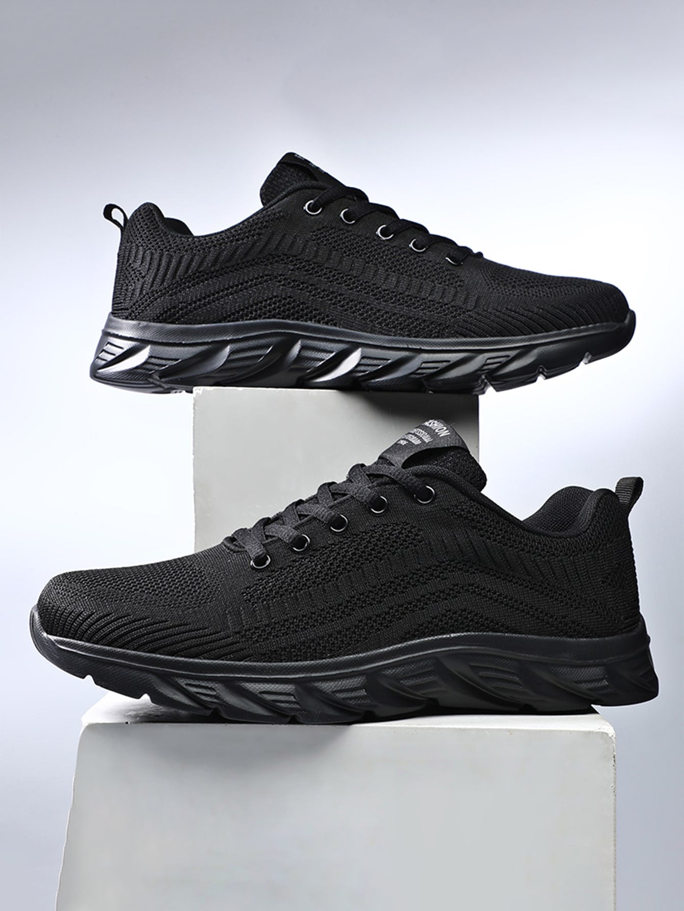 4 Season Men Plus Size Casual Sneakers - New Style Comfortable Breathable Mesh Fabric Casual Walking Shoes, Trendy Simple Design Suitable For Jogging