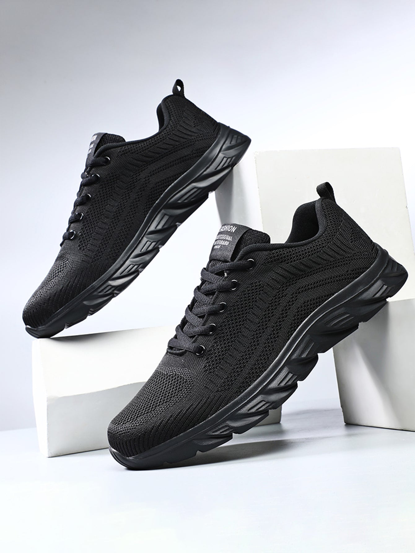 4 Season Men Plus Size Casual Sneakers - New Style Comfortable Breathable Mesh Fabric Casual Walking Shoes, Trendy Simple Design Suitable For Jogging