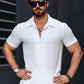 Manfinity Homme Men's Solid Color Short Sleeve Shirt