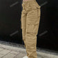 Solid Flap Pocket Cargo Pants