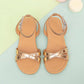 New Arrival Summer Girls' Casual Minimalistic Beach Strap Flat Sandals