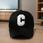 1pc Unisex Adjustable Head Circumference C Letter Baseball Cap For Outdoor Casual Sports Street