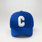 1pc Unisex Adjustable Head Circumference C Letter Baseball Cap For Outdoor Casual Sports Street