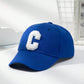 1pc Unisex Adjustable Head Circumference C Letter Baseball Cap For Outdoor Casual Sports Street