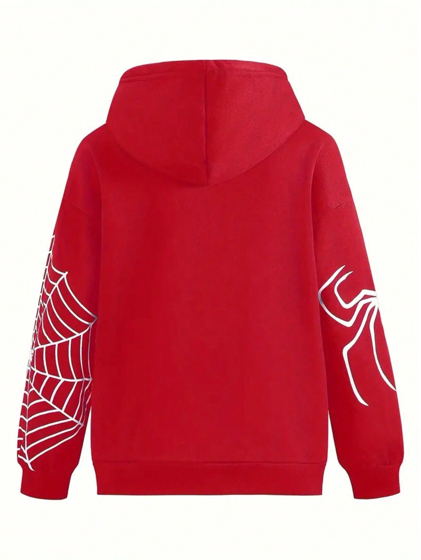 EZwear Women's Spider Web Pattern Zip Up Hoodie