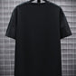 Manfinity Homme Men's Solid Color Round Neck Short Sleeve T-Shirt