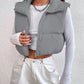 EZwear Zipper Front Vest Padded Coat