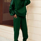 INAWLY Women's Hooded Drawstring Sweatshirt And Sweatpants Set