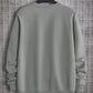 Manfinity Homme 3pcs Men's Round Neck Long Sleeve Knitted Casual Sweatshirt