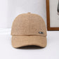 1pc Unisex Breathable Baseball Cap With Alloy Accessories And Straw Weaving, Suitable For Daily Wear Casual Winter Fall